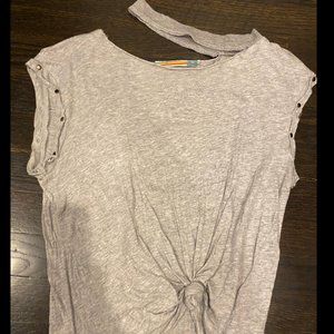 Grey distressed vintage havana shirt